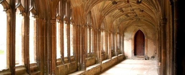 The halls of Hogwarts School for Witchcraft and Wizardry