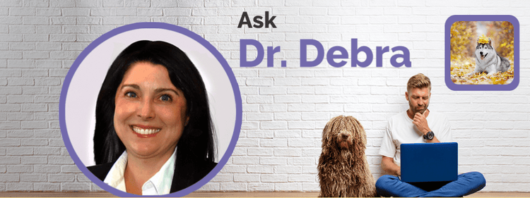 Dr. Debra and a pet owners concerned about their Husky.